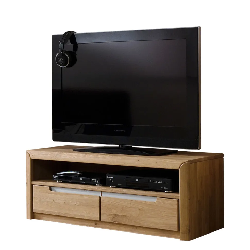 TV Unterschrank Croconia aus Wildeiche Massivholz