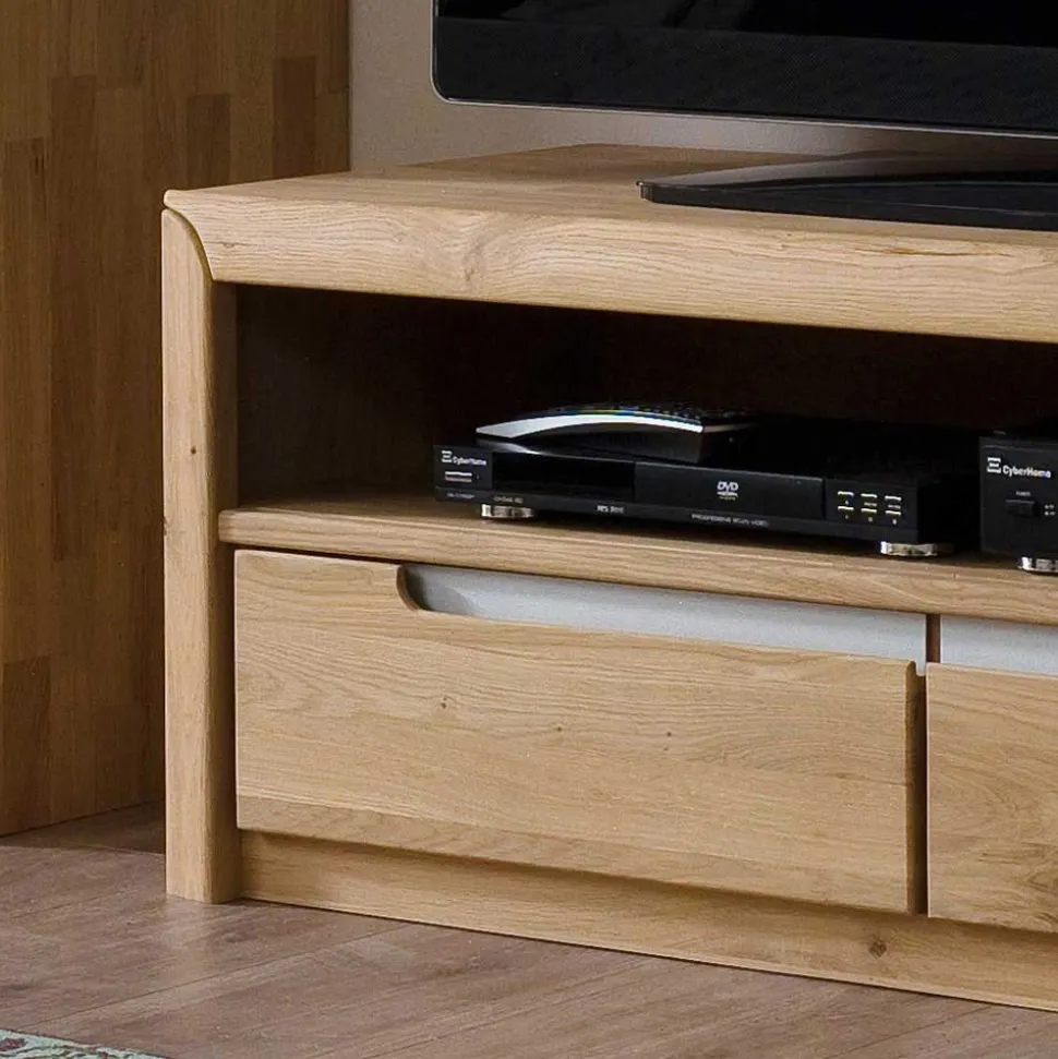 TV Unterschrank Croconia aus Wildeiche Massivholz