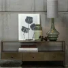 TV Unterschrank in Altmessing Metall - Liviano