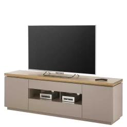 TV Unterschrank in Taupe & Akazie - Anja