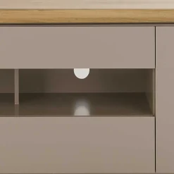 TV Unterschrank in Taupe & Akazie - Anja