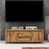 TV Unterschrank Nadalia aus Wildeiche Massivholz