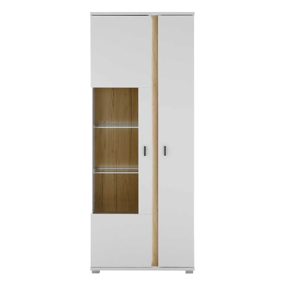 TV Wohnwand Möbelkombi mit LED - Racelyn (vierteilig)