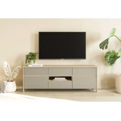 TV-Board in Eukalyptus und Eiche Optik - Promo