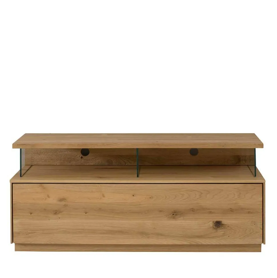 Unterschrank Fernseher aus Wildeiche Massivholz - Obinson