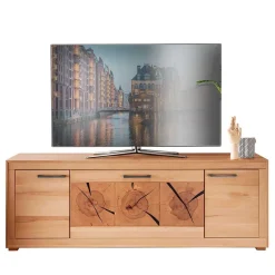 Unterschrank für den Fernseher aus Kernbuche - Sarosca
