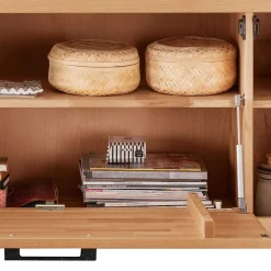 Unterschrank für den Fernseher aus Kernbuche - Sarosca