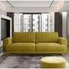 Velours Schlafcouch mit 145x215 cm Liegefläche - Lotta