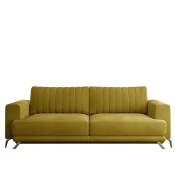Velours Schlafcouch mit 145x215 cm Liegefläche - Lotta