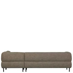 Viersitzer Ecksofa in Dunkelbraun - Marus