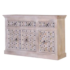 Vintage Design Anrichte in White Wash - Uladan