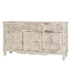 Vintage Design Anrichte in Holz White Wash - Perolyn