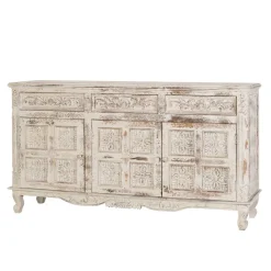 Vintage Design Anrichte in Holz White Wash - Perolyn
