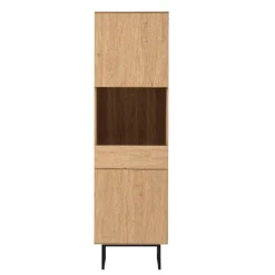 Vitrine in Eiche Stone Holzoptik - Jaskin