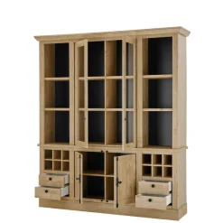 Vitrinenschrank im Landhaus Look - Hengas