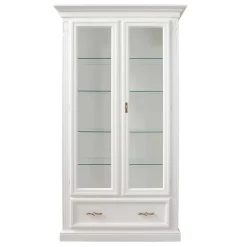 Vitrinenschrank in Weiß - Eli