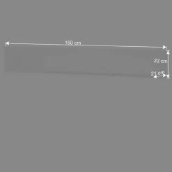 Wandboard in Mattweiß - Dualkos I