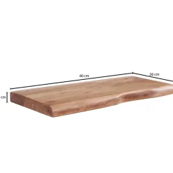 Wandboard mit Naturkante in 6 Breiten - Elmin