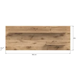 Wandboard mit zwei Ablagen - Amigo