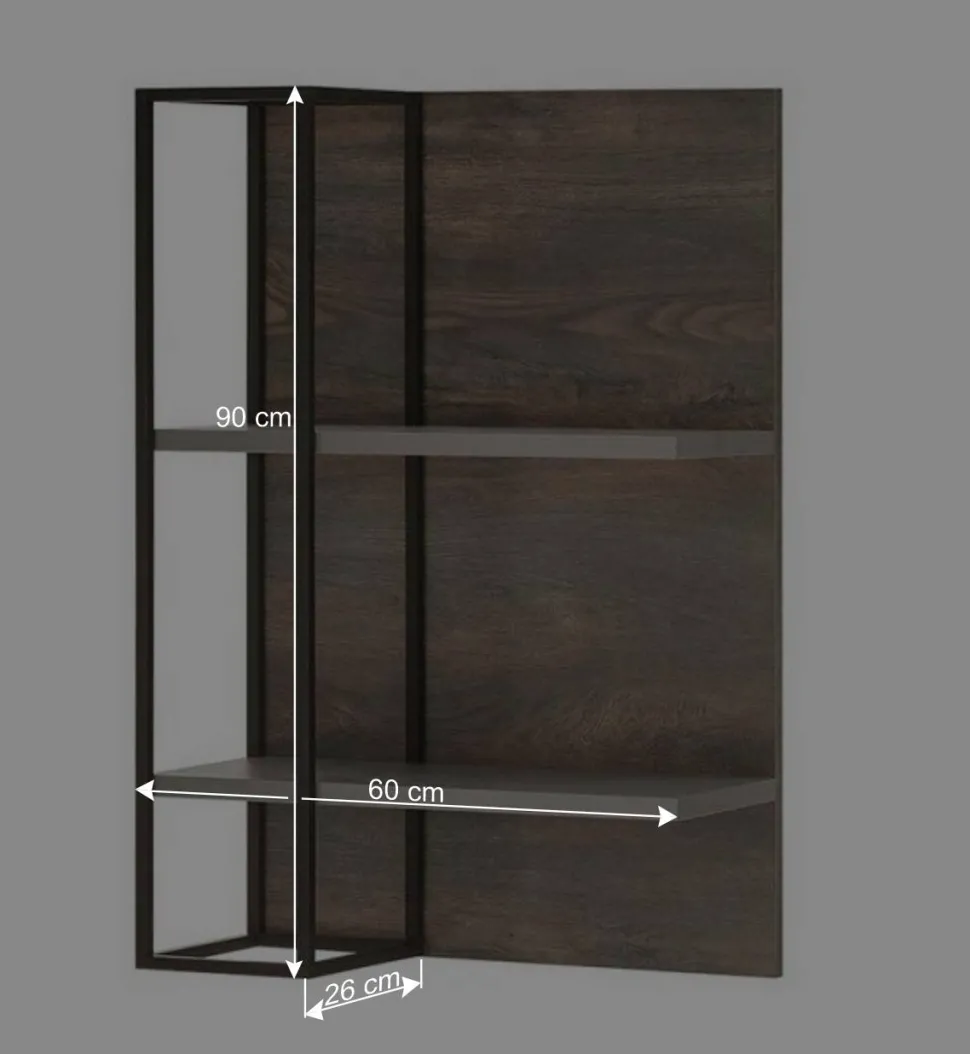 Wandboard mit zwei Böden - Mundo