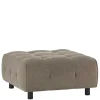 Webstoff Couchhocker in Graugrün - Visaraldo