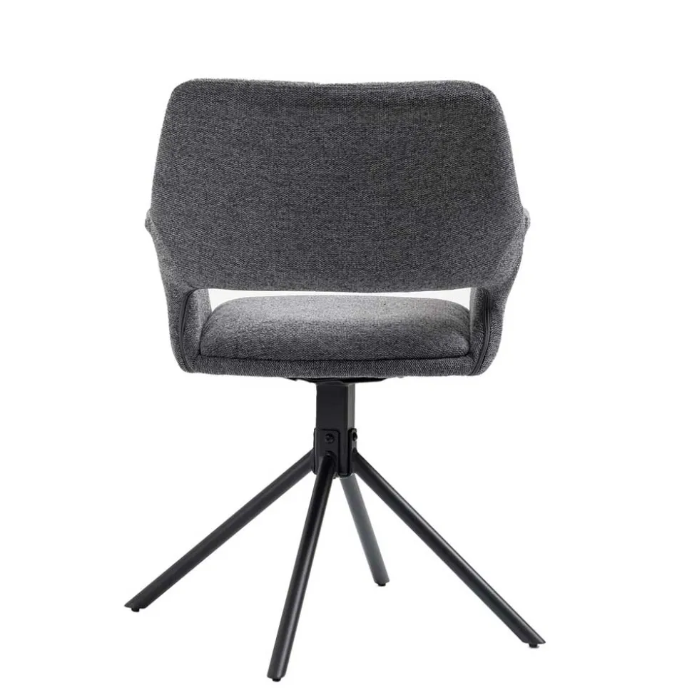 Webstoff Tischsessel drehbar - Lameiro (2er Set)