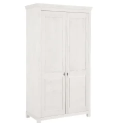 Weißer Kleiderschrank aus Kiefer Massivholz - Filippo