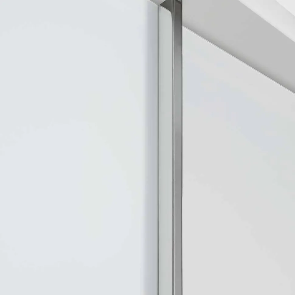 Weißer Schiebetürenschrank 3-türig - Fachet