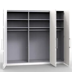 Weißer Schlafzimmer Schrank 3 türig - Donpiave