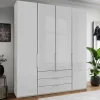 Weißer Schlafzimmerschrank 3-türig - Rhoen