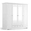 Weißer Schlafzimmerschrank im Landhausstil - Indico