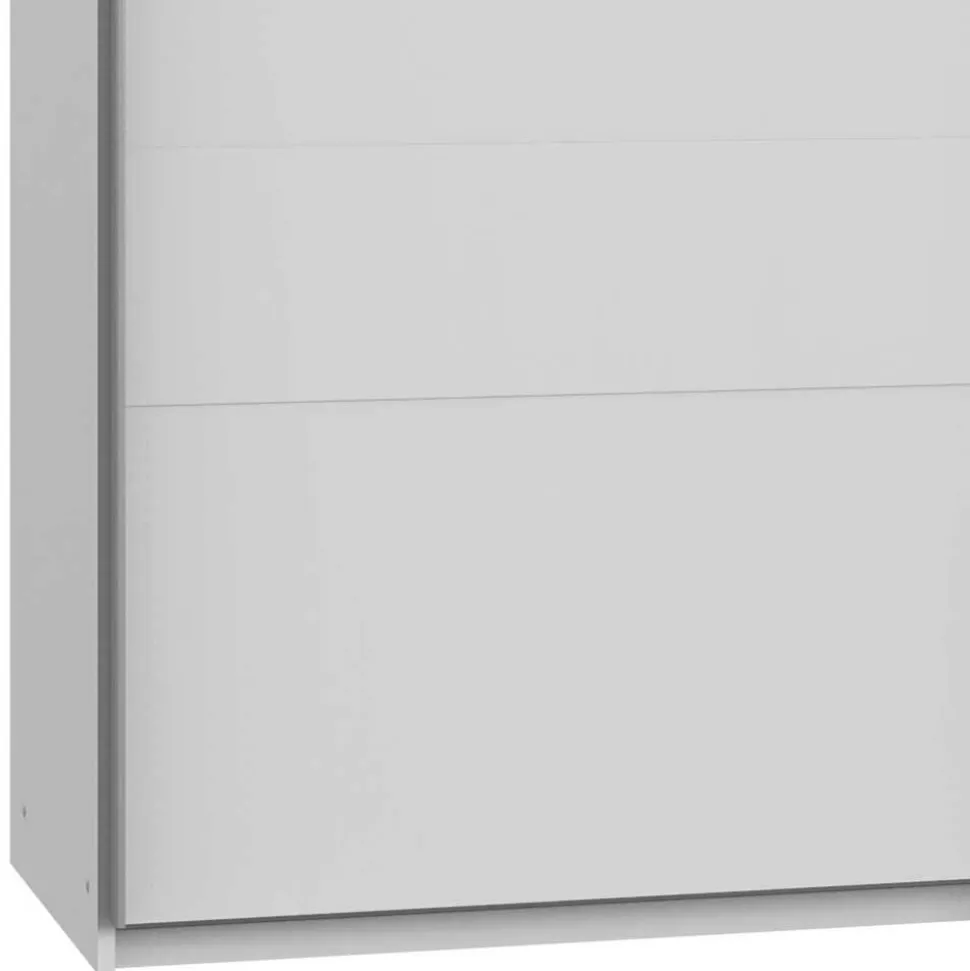 Weißer Schwebetürenschrank 179 cm breit - Ordinia