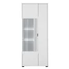Weißer Vitrinenschrank 2-türig - Dualkos