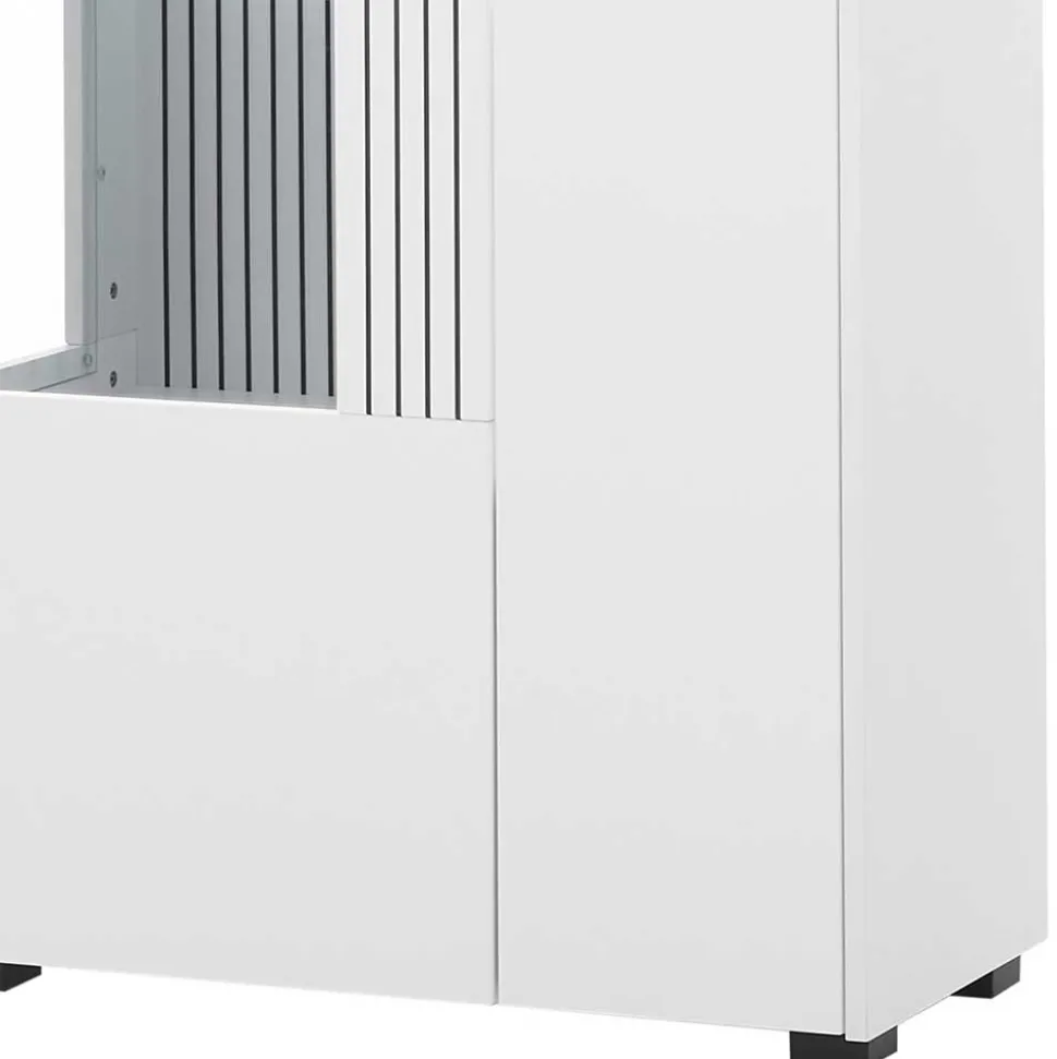 Weißer Vitrinenschrank 2-türig - Dualkos