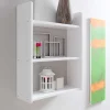 Weißes Holz Hängeregal mit 60 cm Breite - Grenvana