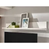 Weißes Wand Regal mit Rückwand - Diatara