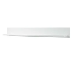 Weißes Wand Regal mit Rückwand - Diatara