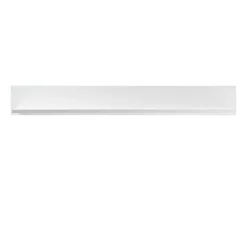 Weißes Wand Regal mit Rückwand - Diatara