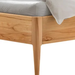 Wildbuche Bett mit Polsterkopfteil - Liancos