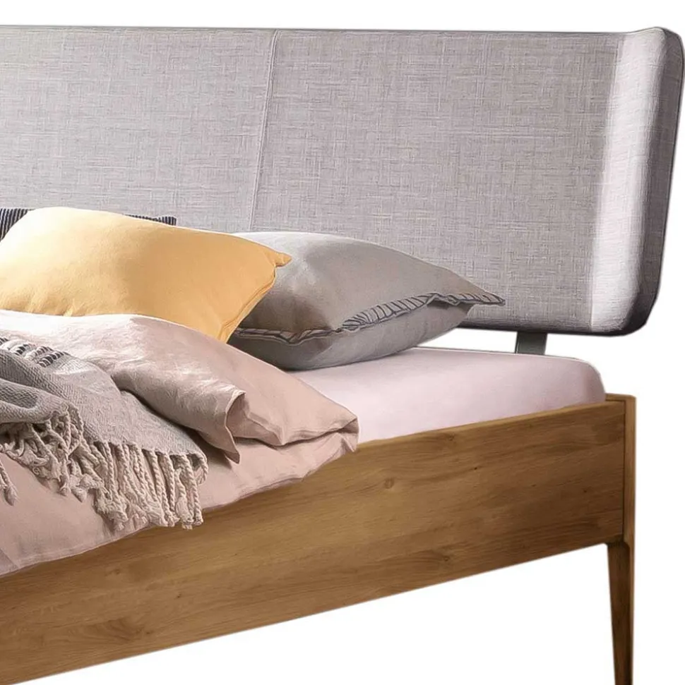 Wildeiche Bett in 160x200 180x200 - Locondra