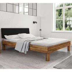 Wildeiche Bett mit 190cm Länge - Olbysca