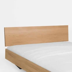 Wildeiche Bett Siao mit Kufengestell dunkel