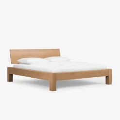 Wildeiche Doppelbett Amando in Honigfarben geölt