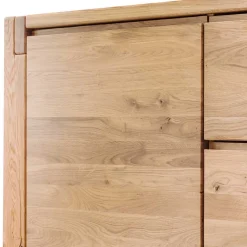 Wildeiche Massivholzkommode Yarisis modern