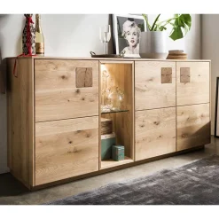 Wildeiche Sideboard in 170 cm Breite - Millena