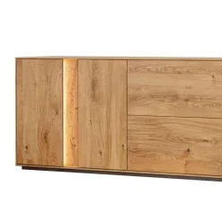 Wildeiche Sideboard mit zwei Klappen & Türen - Cocondar