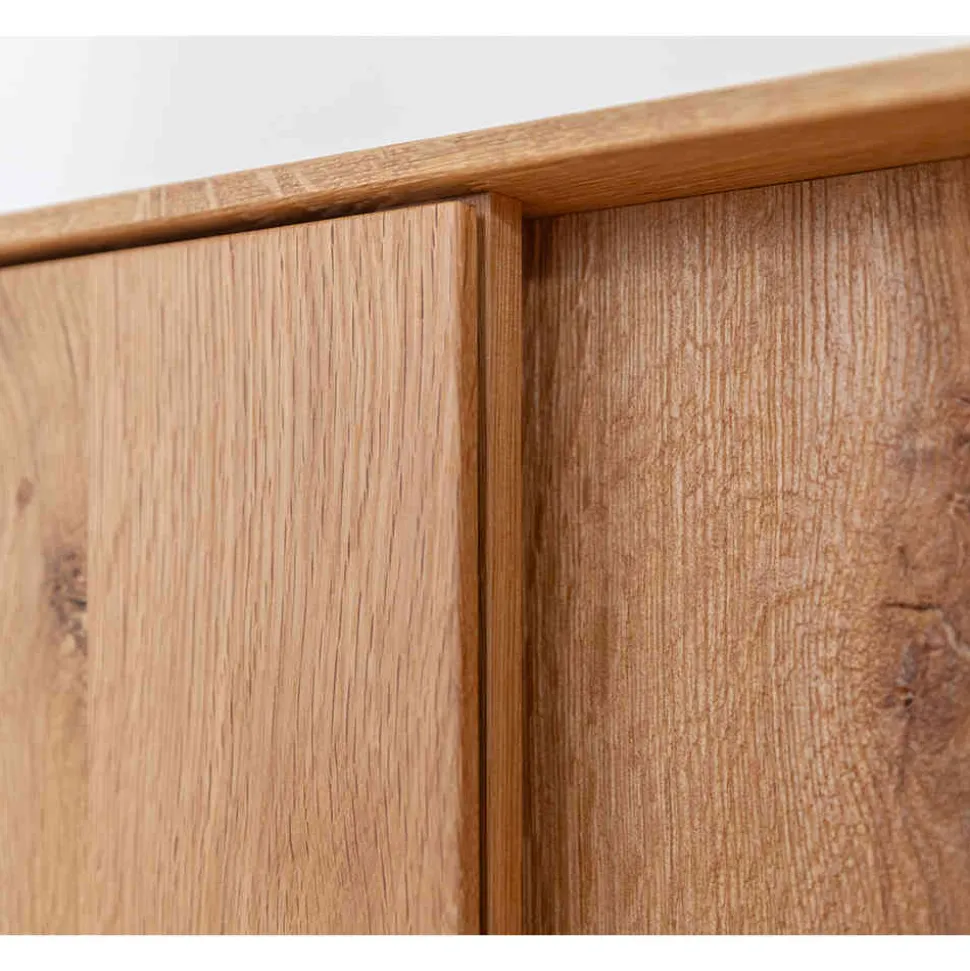 Wildeiche Sideboard mit zwei Klappen & Türen - Cocondar