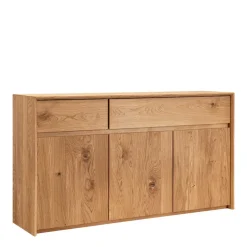 Wildeiche Sideboard mit zwei Schubladen - Zandras
