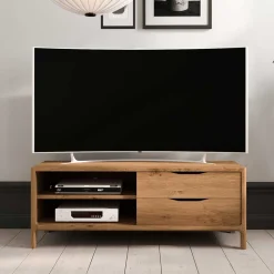 Wildeiche TV Board 111 cm breit - Laida