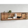 Wildeiche Wandboard mit Hirnholz Applikation - Shipper